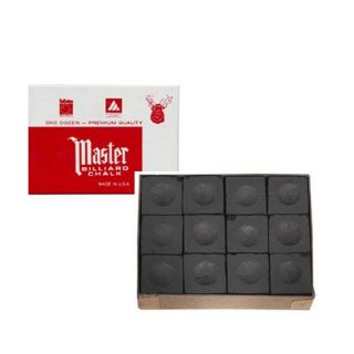 Boîte de 12 craies Master noir   Achat / Vente USTENSILE BILLARD