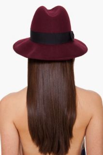 Dsquared2 Burgundy Wool Jennifer Hat for women