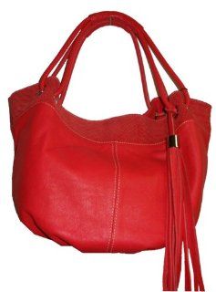 com Womens Innue Genuine Leather Italian Made Handbag (Coral) Shoes