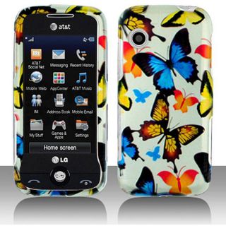 Colorful Butterfly LG Prime GS390 Protector Case