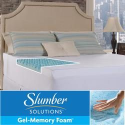 Slumber Solutions Gel Big Bump 2 inch Twin/ Full size Memory Foam