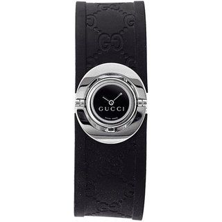 Gucci Womens Stainless Steel Black Twirl Watch