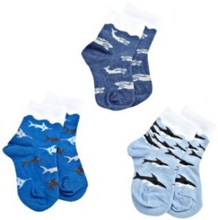 Jefferies Socks Boys 2 7 Ocean Triple Treat 3 Pack Socks