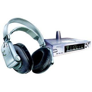 Philips SBC HD 1500 Funk analog Kopfhörer silber 