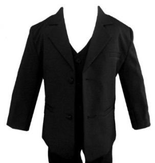 Wedding Formal Boy Black Suit Sizes Baby to Teen Clothing