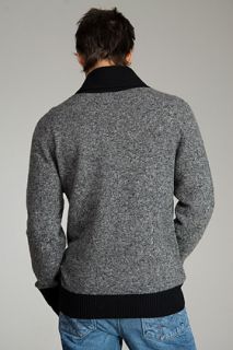 B.son  Chunky Grey Tweed Pullover for men