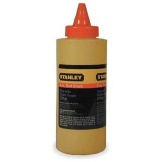 Stanley 47 804 Marking Chalk Refill, Permanent, Red, 8 Oz