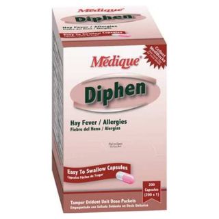 Medique 18447 Diphen, Tablets, PK 200