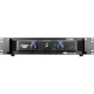 PylePro PT1201X 1400 watt Professional DJ Power Amplifier Today $159