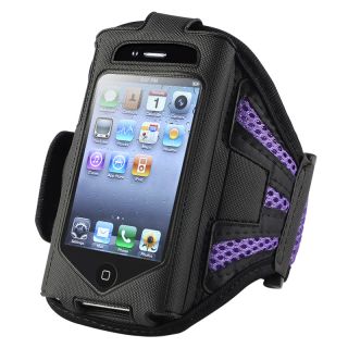 Black/ Purple Armband for Apple iPhone 2nd/ 3rd Generation