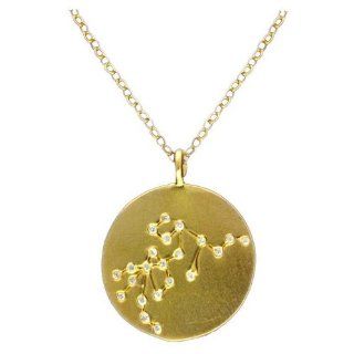 Golden Aquarius Constellation Necklace Jewelry
