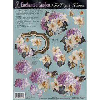 Hot Off The Press Enchanted Garden 3 D Die Cut Today $5.17 4.0 (1