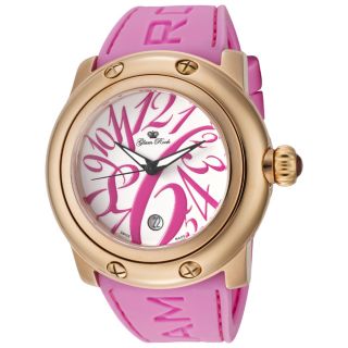 Glam Rock Womens Miami Pink Silicone Watch
