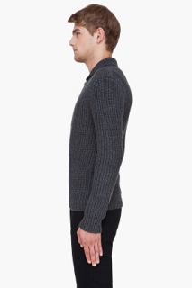 Surface To Air Charcoal Aarhus Knit Sweater for men