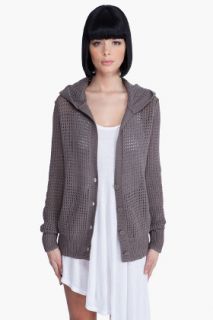 T By Alexander Wang Allover Pointelle Cardigan for women