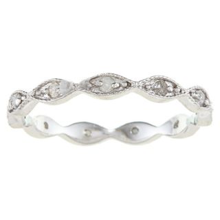 Sterling Silver 1/4ct TDW Diamond Stackable Eternity Band Today $71