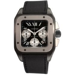 Cartier Mens Santos 100 Titanium Chronograph Watch