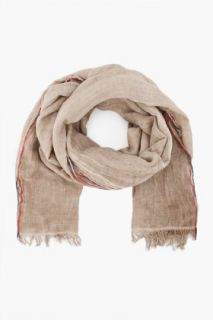 Moncler Tan Cotton Scarf for men