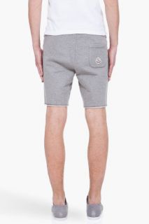 Moncler Grey Cutoff Sweat Shorts for men