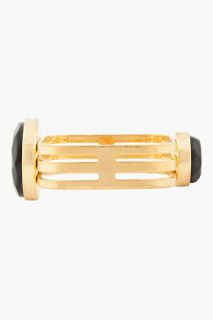 Marni Brass And Horn Geometric Bracelet for women