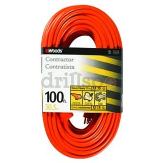 Coleman Cable Systems, Inc. 0530 100 12/3 SJTW A Orange Extension