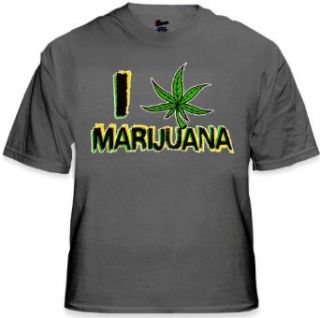  Pothead & Stoner Tees   I Love Marijuana T Shirt #249 Clothing