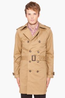 Shades Of Grey By Micah Cohen Honey Trench Coat for men