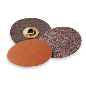3M 11137 Locking Disc, AlO, 1 1/2in, 50 Grit, Crs, TR