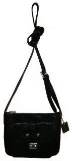 Ralph Lauren Stockbridge Tum Small Crossbody Handbag (Black) Shoes