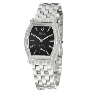 Bulova Accutron Womens Stainless Steel Saleya Diamond Watch