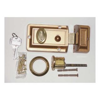 Kaba Ilco 220 53 51 Commercial Lock, Single Cylinder, Bronze