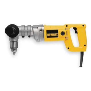 Dewalt DW120K Right Angle Drill, 1/2 In, 400/600/900 RPM