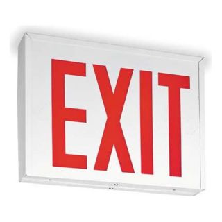 Lithonia LXNY W 3 R Exit Sign, 5.0W, Red, 1 or 2 Faces