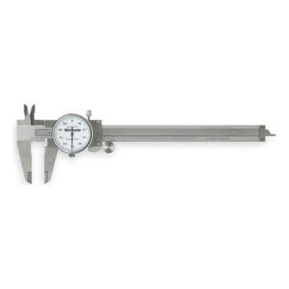 Westward 4KU74 Dial Caliper, 0 6 In, 1 5/8 In Jaw