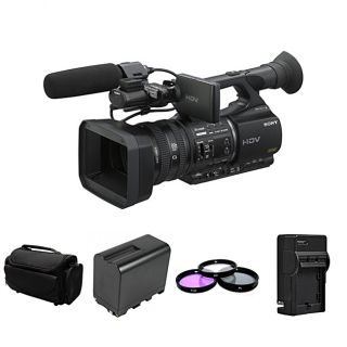 Sony HVR Z5U Digital HD Video Camera Recorder Bundle Today $3,802.99