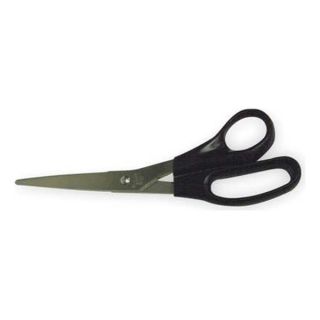 Approved Vendor 2WFX1 Scissors, 8 In, Blk Hard Grip Handle