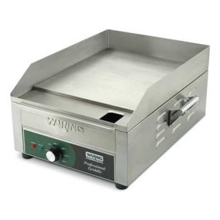 Waring Commercial WGR140 Electric Countertop Griddle, 120V