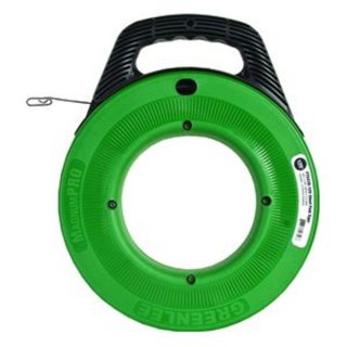 Greenlee FTS438 125 1/8 x 125ft Steel Fish Tape in Winder Case Be