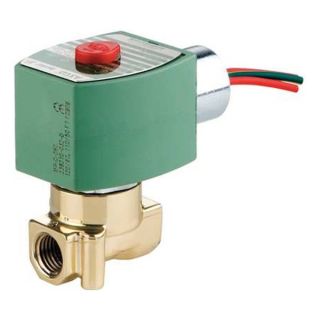 Red Hat 8263H125LT Solenoid Valve, Cryogenic, 2 Way, NC, 3/8In