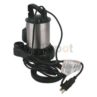 Flotec FPSC2200A 1/3 HP Submersible Sump Pump with Tethered Switch