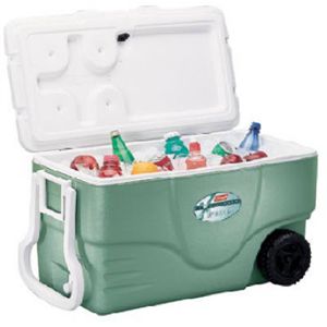 Coleman 6263A721 50QT Green Wheel Cooler, Pack of 2