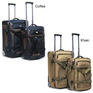 CalPak Journey 2 piece Expandable Checked/Carry On Luggage Set