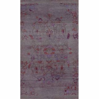 Rug Collective Hand knotted Plum New Zealand Wool Rug Today $1,099.99