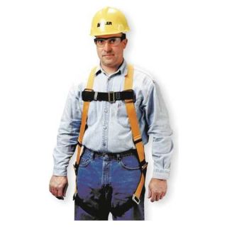 Miller By Honeywell T4000/UAK Full Body Harness, Unversl, 400lb, Blk/Orng