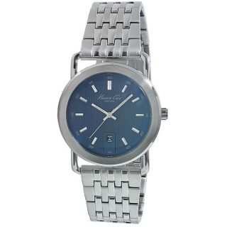 Kenneth Cole Mens Silvertone Blue Dial Watch Today $49.99 5.0 (1