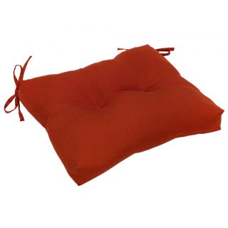 Red 17 inch Outdoor Dining Cushion