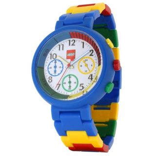 LEGO white dial chronograph watch