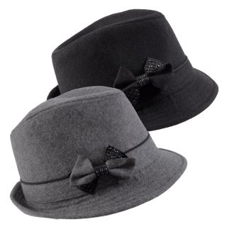 Hailey Jeans Co Womens Bow Accent Fedora Price $19.99