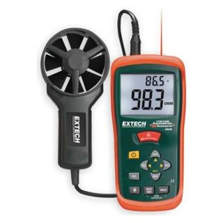 Extech AN200 Anemometer with IR Temperature, Vane
