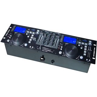 Pyle Rack Mount Professional Dual DJ Controller W/ Scratch, Loop